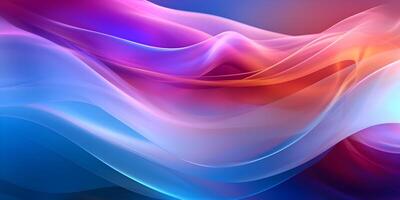 Modern colorful abstract wave Liquid shape in blue color background. Flow liquid lines design element. photo