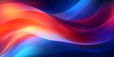 Modern colorful abstract wave Liquid shape in blue color background. Flow liquid lines design element. photo