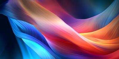 Modern colorful abstract wave Liquid shape in blue color background. Flow liquid lines design element. photo