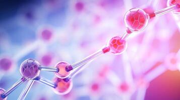 Medical studies of molecular structures. Science in the service of human. Technologies of the future in our life. molecule of medicine model, illustration photo