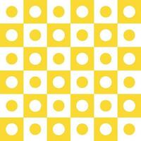 Yellow circle pattern. Circle vector seamless pattern. Decorative element, wrapping paper, wall tiles, floor tiles, bathroom tiles.