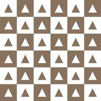 Brown triangle pattern background. Triangle pattern background. Triangle background. Seamless pattern. for backdrop, decoration, Gift wrapping vector