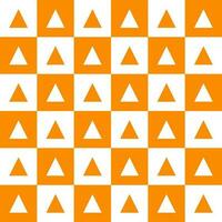 Orange triangle pattern background. Triangle pattern background. Triangle background. Seamless pattern. for backdrop, decoration, Gift wrapping vector