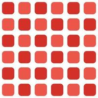 Red rounded square pattern. Rounded square vector pattern. Seamless geometric pattern for clothing, wrapping paper, backdrop, background, gift card.