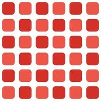 Red rounded square pattern. Rounded square vector pattern. Seamless geometric pattern for clothing, wrapping paper, backdrop, background, gift card.