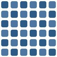 Navy blue rounded square pattern. Rounded square vector pattern. Seamless geometric pattern for clothing, wrapping paper, backdrop, background, gift card.