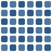 Navy blue rounded square pattern. Rounded square vector pattern. Seamless geometric pattern for clothing, wrapping paper, backdrop, background, gift card.