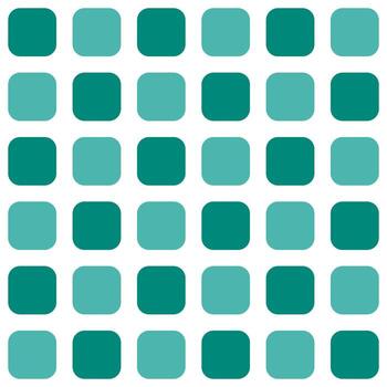 verde redondeado cuadrado modelo. redondeado cuadrado vector modelo. sin costura geométrico modelo para ropa, envase papel, fondo, fondo, regalo tarjeta.