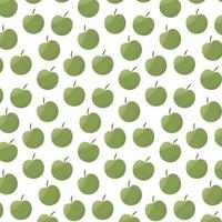 apple green fruit food fresh pattern textile vector