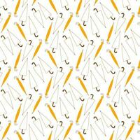 umbrella open colored closed line pattern textile vector