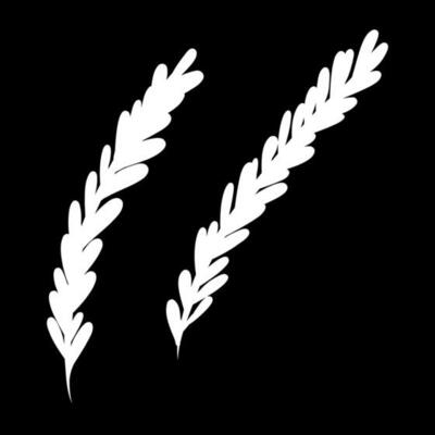 greens seasoning herb black white element icon