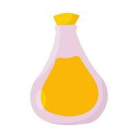 flask potion perfume jar colored icon element vector