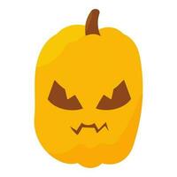 pumpkin colored emotions halloween autumn icon element vector