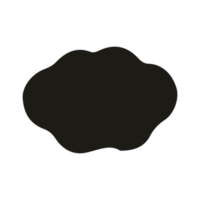 cloud black solid png