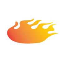 pente Orange Feu flamme png