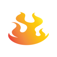 pente Orange Feu flamme png