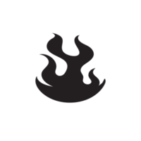 schwarz Feuer Rahmen png