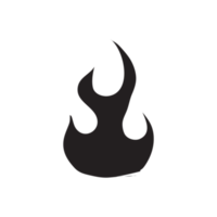 schwarz Feuer Rahmen png