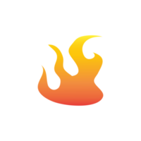 pente Orange Feu flamme png