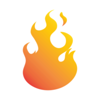 pente Orange Feu flamme png