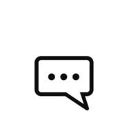 Comment icon vector. Chat, conversation icon symbol vector