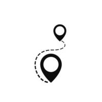 map icon, point location vector