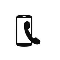 Phone call icon vector. Telephone icon symbol vector