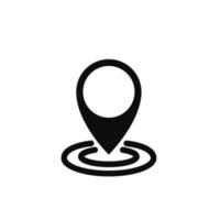 map icon, point location vector