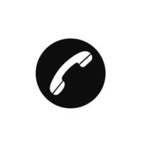 Phone call icon vector. Telephone icon symbol vector