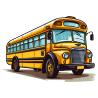 scuola autobus illustrazione arte png