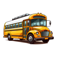 école autobus illustration art png