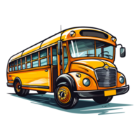 school bus illustration art png