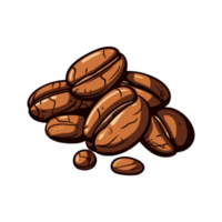 Coffee beans Hand drawing sketch engraving illustration style png