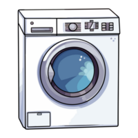 Lavado máquina y lavadero, lavandería pegatina png