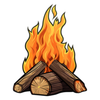 brûlant et disparu feu, forêt chauffage feu, cheminée brûler l'automne, bois de chauffage en bois Extérieur Feu la combustion, feu autocollant des illustrations png