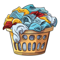 lavanderia cesta limpar \ limpo roupas limpeza tarefas tarefas domésticas, lavanderia conceito png