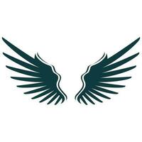 Bird wings illustration logo. vector