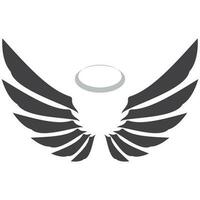 Angel wings logo vector