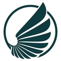 Bird wings illustration logo. vector