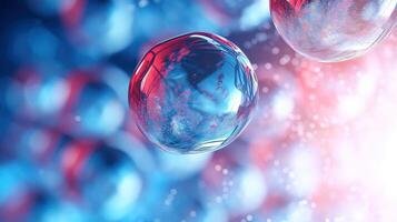 Medical studies of molecular structures. Science in the service of human. Technologies of the future in our life. molecule of medicine model, illustration photo