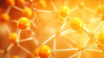 Medical studies of molecular structures. Science in the service of human. Technologies of the future in our life. molecule of medicine model, illustration photo