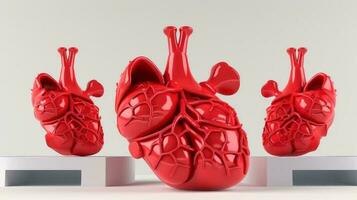 3D illustration of the human organ systems, Human internal organs. Anatomy. Nervous, circulatory, digestive, excretory, urinary,and bone systems. Medical education concept, Generative AI illustration photo