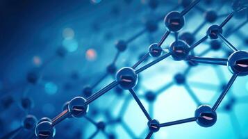 Medical studies of molecular structures. Science in the service of human. Technologies of the future in our life. molecule of medicine model, illustration photo