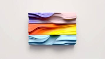 Abstract 3D geometric shapes, 3d element art minimal style, illustration photo
