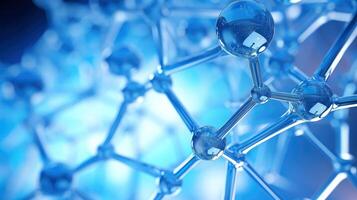 Medical studies of molecular structures. Science in the service of human. Technologies of the future in our life. molecule of medicine model, illustration photo