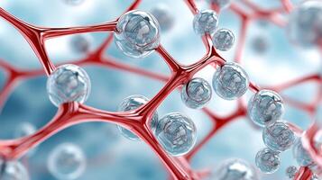 Medical studies of molecular structures. Science in the service of human. Technologies of the future in our life. molecule of medicine model, illustration photo