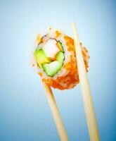 Tasty sushi roll photo