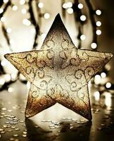 Star, Christmas tree ornament photo