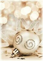 Christmas tree ornament, bauble decoration photo