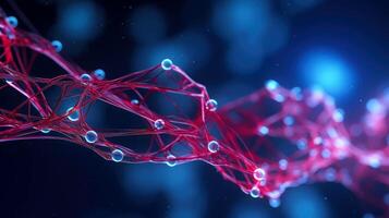 Medical studies of molecular structures. Science in the service of human. Technologies of the future in our life. molecule of medicine model, illustration photo